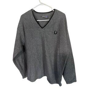 Pacific Fleece & Apparel gray and black sweatshirt with a horseshoe logo size XL